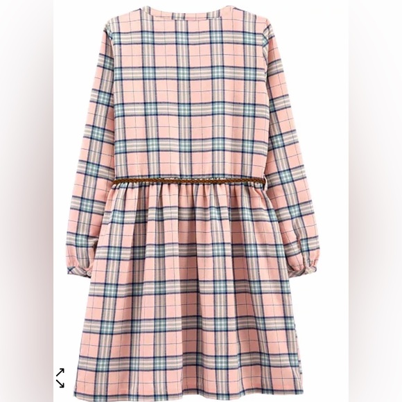 Brand New with Tag Carter’s Little & Big Girls Plaid Shirt Dress. Size 6/6x. - Picture 2 of 4